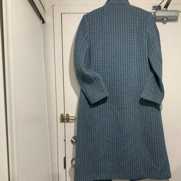 DONNA GIRL BY RENO WOOL BLEND TRENCH COATS SIZE L - Picture 3 of 13